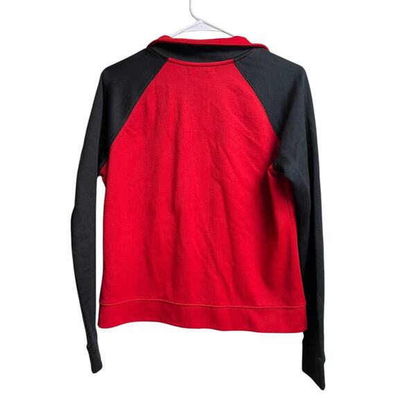 Lauren Active Ralph Lauren Red Black Track Jacket Medium - Picture 11 of 11